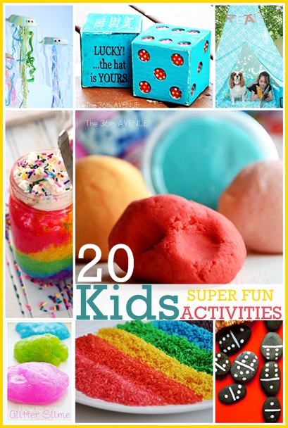 20 Super FUN Activities for kids... Pin it now and do them later! the36thavenue.com