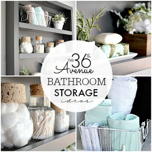 Bathroom Storage Organization Ideas | The 36th AVENUE