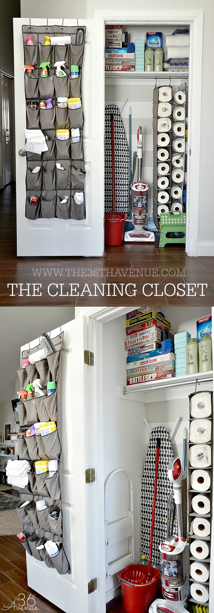 DIY Cleaning Supply Closet - Shanty 2 Chic