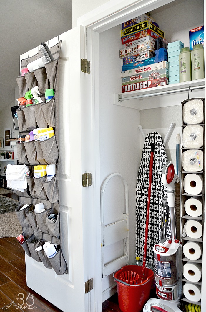 Genius Cleaning Supplies Storage Ideas 40  Utility closet, Cleaning supply  storage, Closet organization
