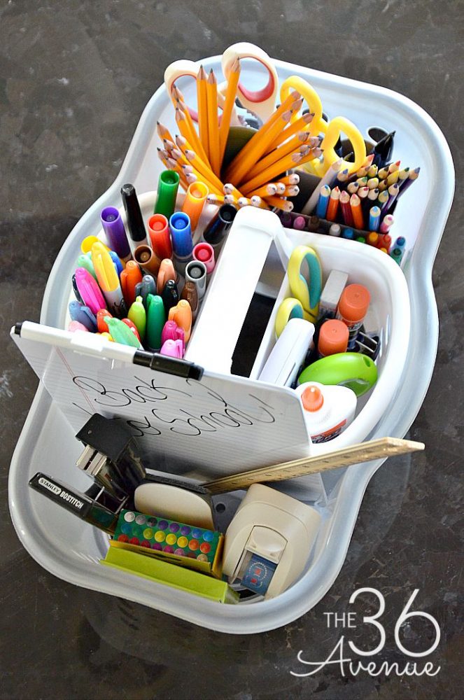 Back to School Homework Station | The 36th AVENUE