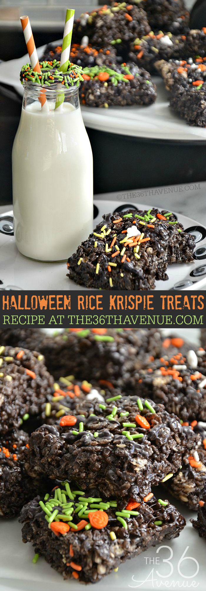 Halloween Rice Krispie Treats | The 36th AVENUE