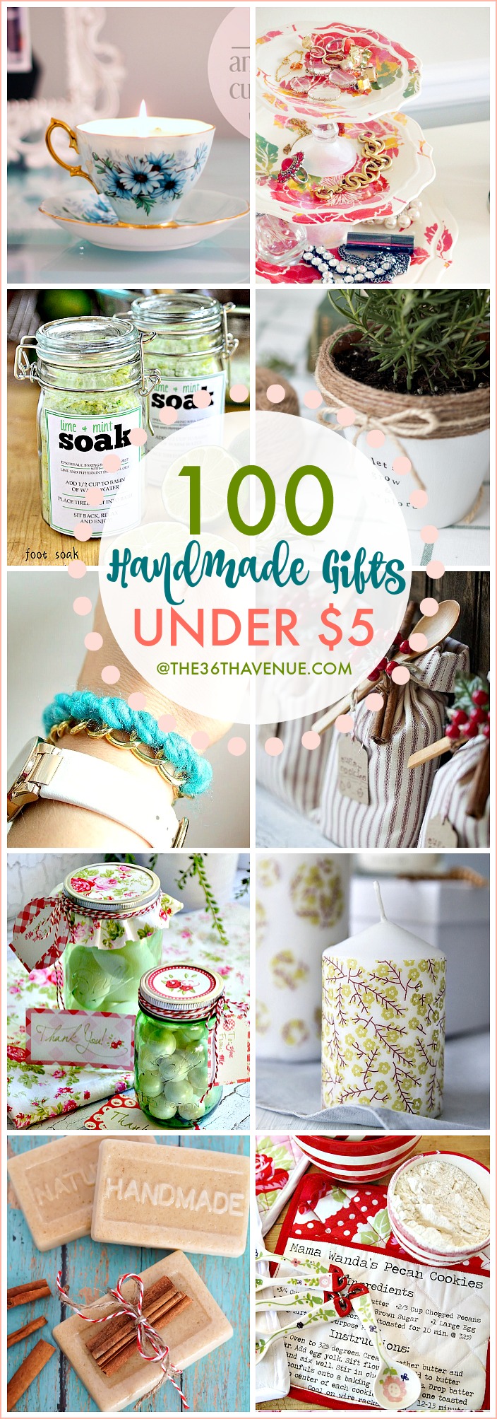 Simple Homemade Gifts Under $5 - JOYFUL DAISY