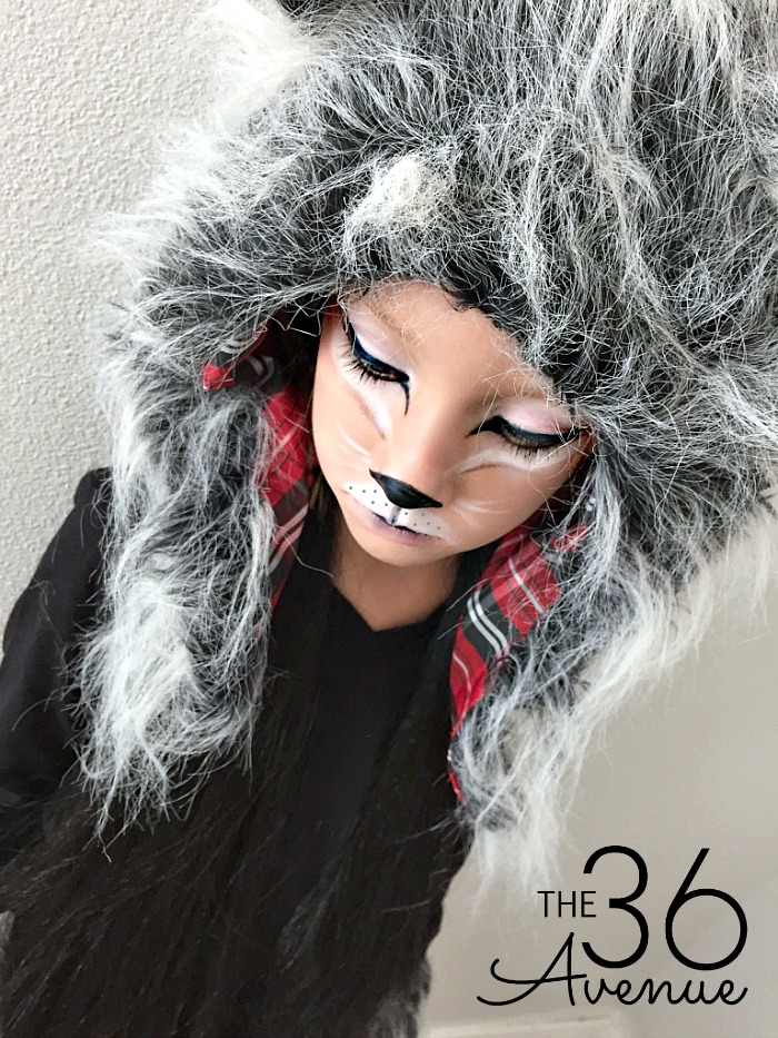 girl werewolf costume