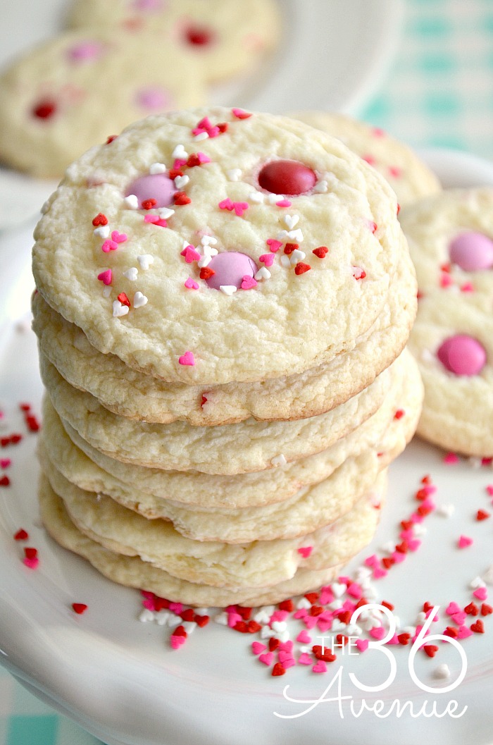 Valentine Cookies – Funfetti Cookies | The 36th AVENUE