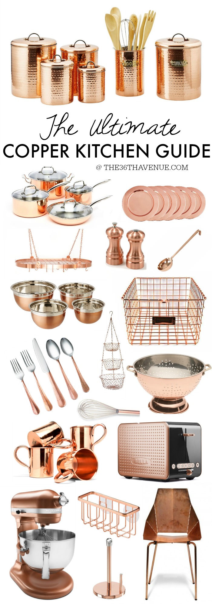 copper kitchen decorative accessories