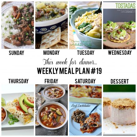 Weekly Menu Plan – Week 19 | The 36th AVENUE