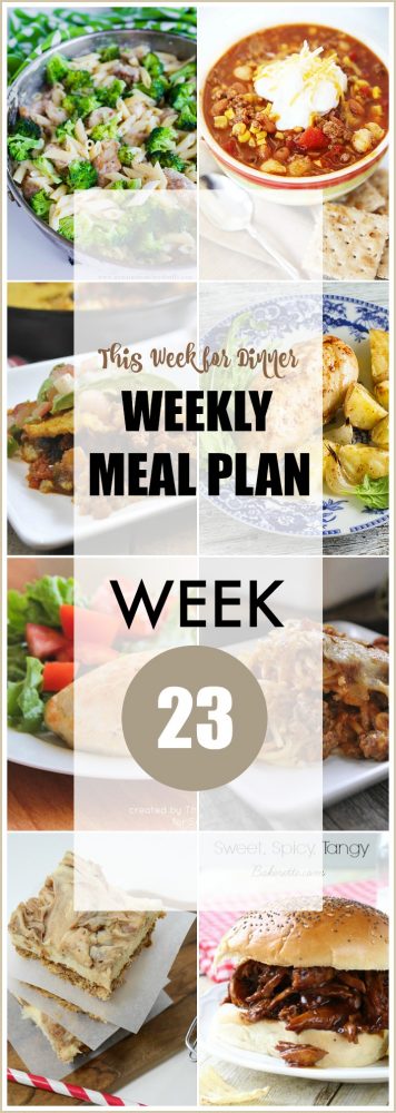 Weekly Meal Plan – Week 23 | The 36th AVENUE